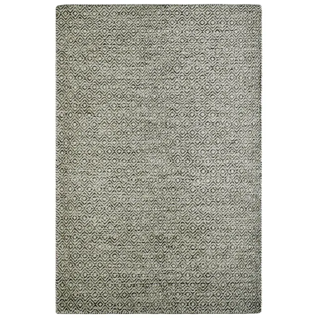 Padiro stijlvol laagpolig vloerkleed 80 x 150 cm - donkerbeige - modern effen ontwerp - voor vloerverwarming - van wol