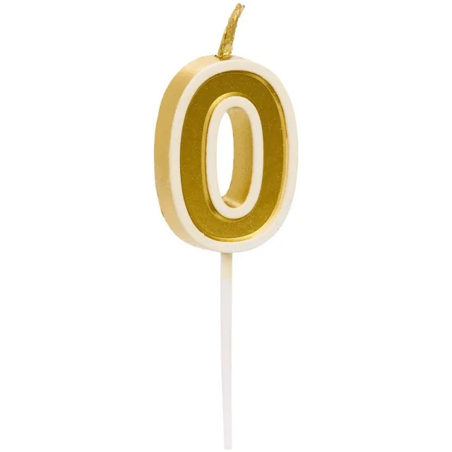 5 Five Simply Smart Verjaardagskaars nummer 0 VERJAARDAG Doré