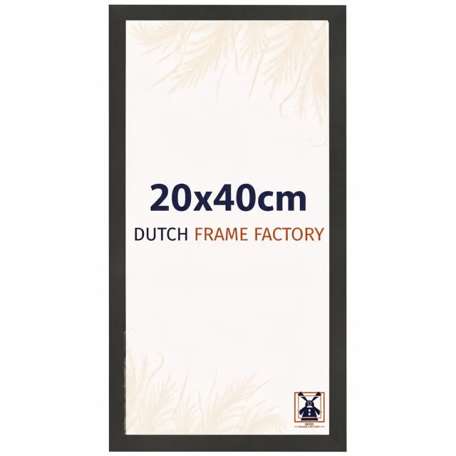 Dutch Frame Factory Fotolijst 20x40 cm - MDF - Zwart Mat - Benno