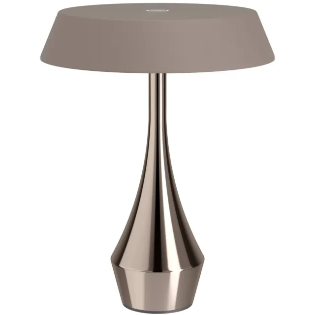 Eglo Turcio Tafellamp - Oplaadbaar - 20 cm - Donker Brons - Instelbaar wit licht (warm, neutraal en daglicht) - Draadloos - Dimbaar - Buiten en Binnen Brons;Brons;
