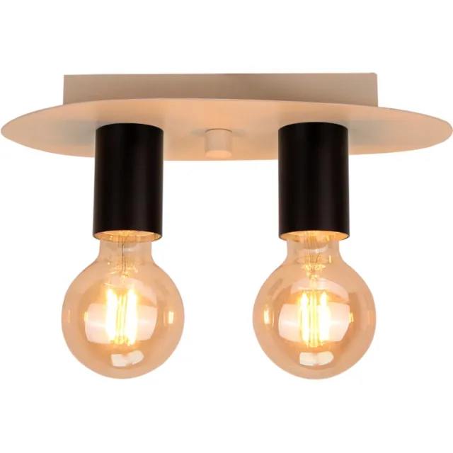 Chericoni Verlichting Chericoni Colorato Plafondlamp - 2-lichts - Zwart - Metaal