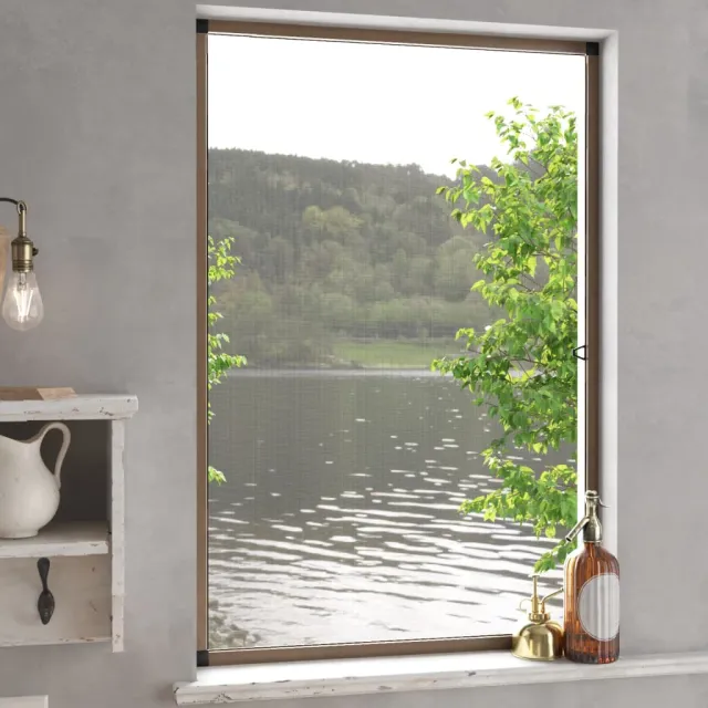 vidaXL Raamhor 80x120 cm bruin