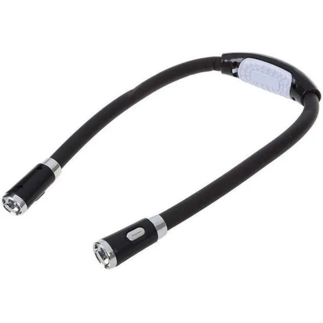 Savi Aura® Nekleeslamp - Leeslampje voor Boek - Neklamp met 3 Lichtstanden - LED Verlicht - 3 Kleuren - Extra Licht - Zwart - 13cm x 7cm x 2cm; 90 g Zilver