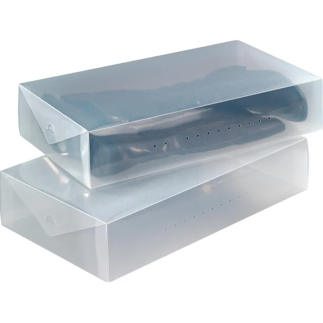 Wenko Transparante laarzendoos 2 stuks