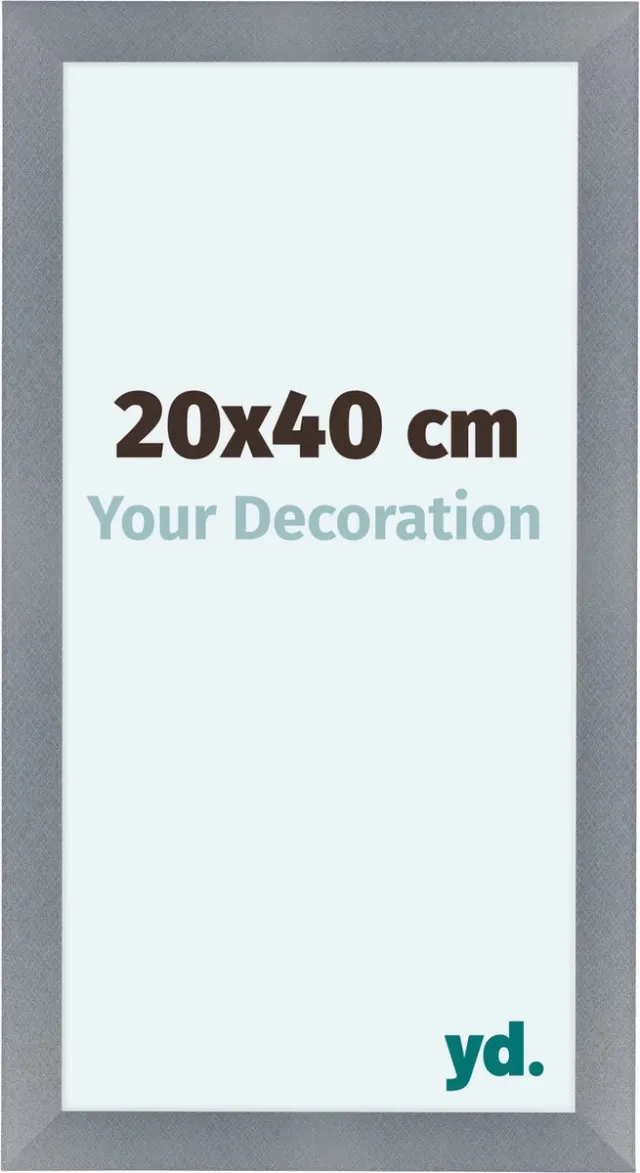 yd. Your Decoration - Fotolijst 20x40 cm - MDF - Aluminium Geborsteld - Como