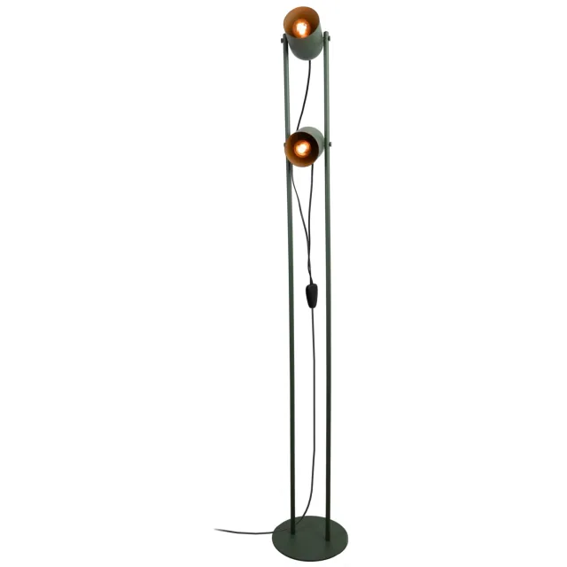 Eglo Tilston Vloerlamp - E14 - 142.5 cm - Groen - Kantelbaar Groen;