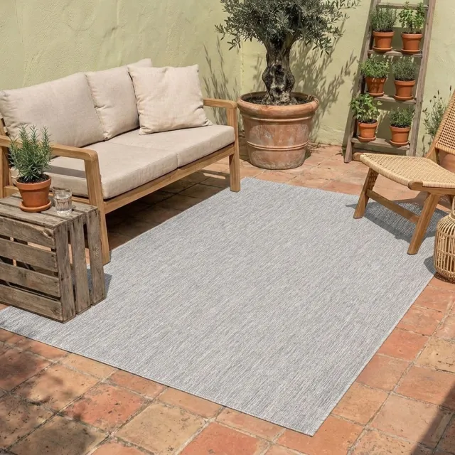 NATURL. Buitenkleed - Costa Grijs | Zomerse budgettoper! - 240x330cm