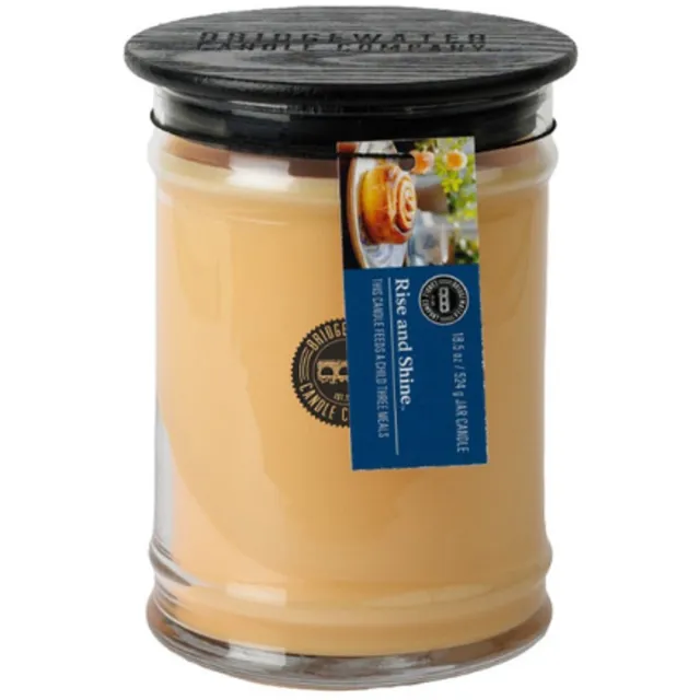 Bridgewater Candles Bridgewater - Geurkaars - Rise & Shine - 524 gr - Large - 145 branduren Taupe