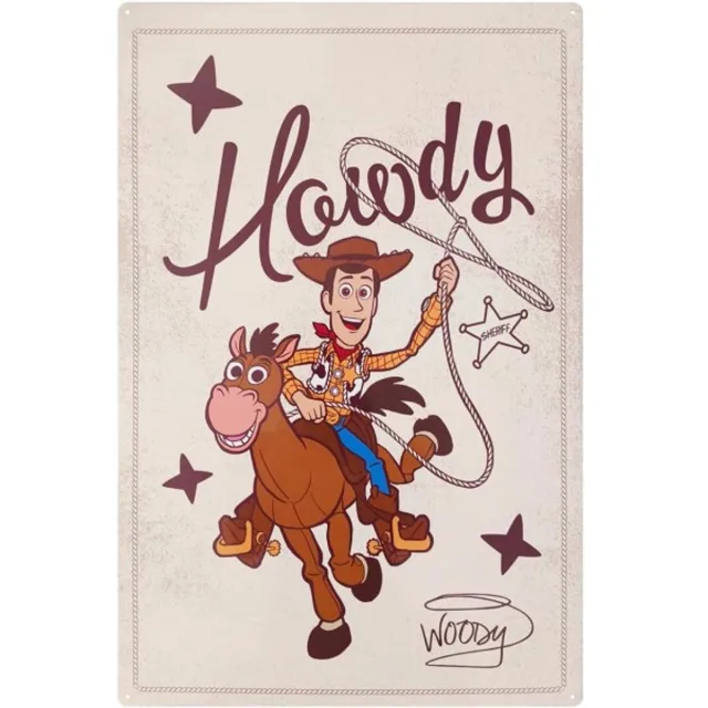 Disney Home Wandbord XXL - Toy Story - Howdy Woody Meerkleurig