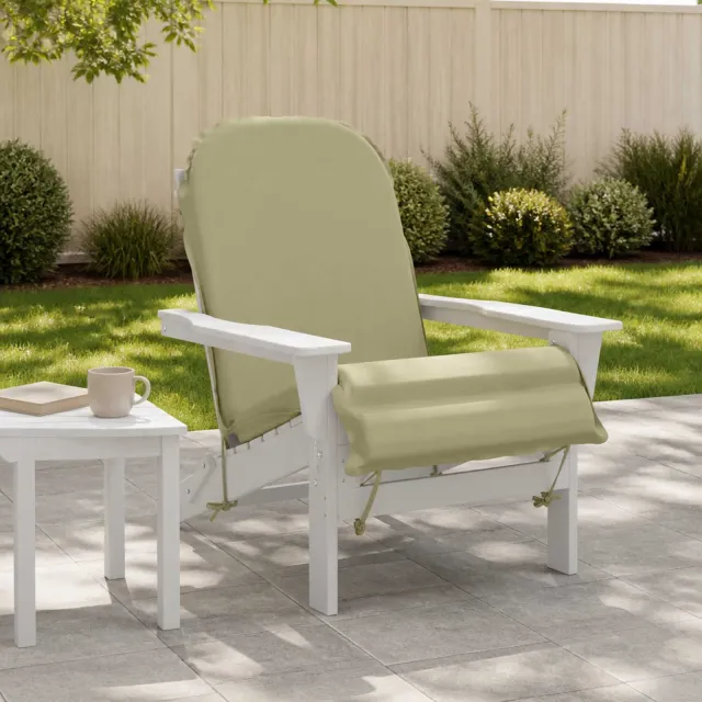 vidaXL Adirondack stoelkussen GEMERT 100% Polyester Lichtgroen groen