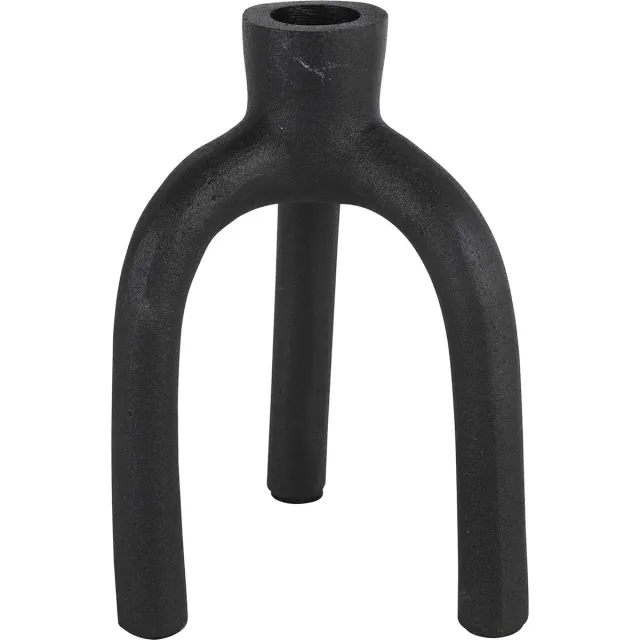 Decostar Countryfield - Kandelaar - Kaarsenhouder - Aynor - Zwart - M - 15.5cm
