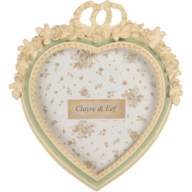 Clayre & Eef Fotolijst 10x15 cm Beige Kunststof