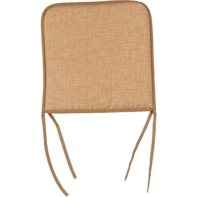 Giftdecor Gebonden stoelkussen, 38 x 38 cm Beige