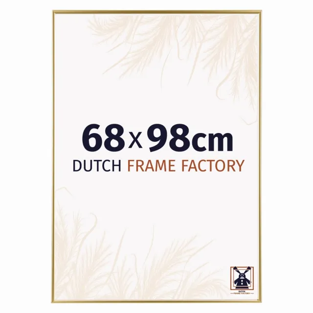 Dutch Frame Factory Fotolijst 68x98 cm - Kunststof - Goud - Easy