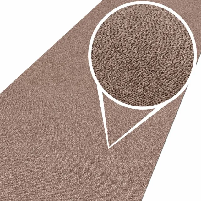 ANRO Tapijtloper Tamara Beige 140x100cm – Velours Gangloper Antislip Keukenloper Hal Op Maat