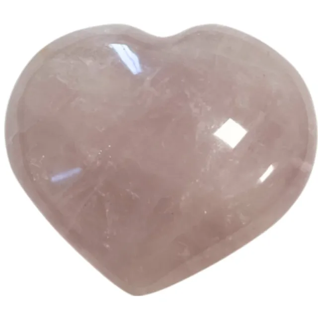 Ruben Robijn Roze kwarts edelsteen hart 150-200 gram