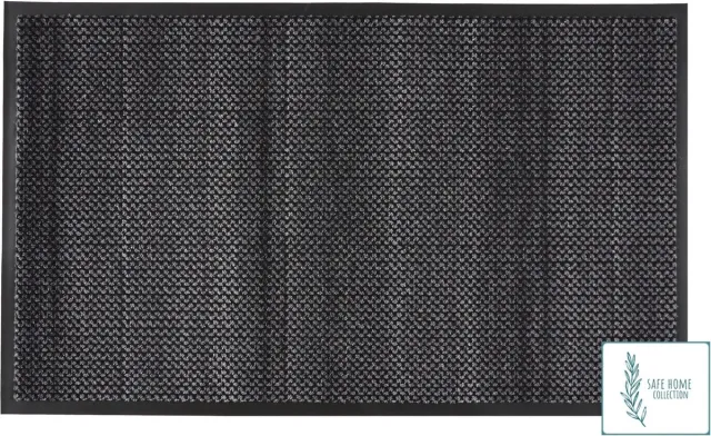 MD-Entree MD Entree - Deurmat - Schoonloopmat met antibacteriële werking - SAFE HOME COLLECTION - Bink - 75 x 120 cm Antraciet