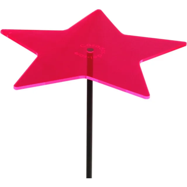 Cazador del Sol Zonnevanger 1 stuk Ster Rood-Roze (kleur fuchsia) medium 120x15 cm...