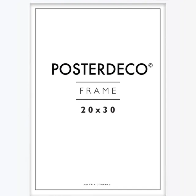 Framewinkel Fotolijst - Posterdeco - Premium Hout - Fotomaat 20x30 cm - Posterlijst - Fotolijstje - Wit