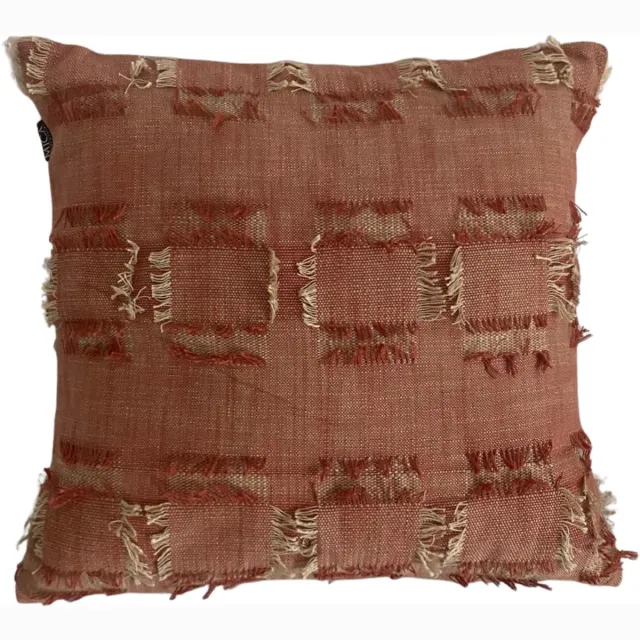 Mica Decorations Geweven Sierkussen 45x45 cm – Rood