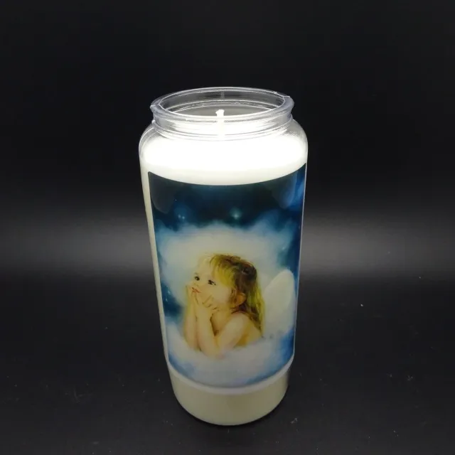 Partijhandel RODO Noveenkaars Engelen 003 - 6 dagen brander (5 stuks) wit