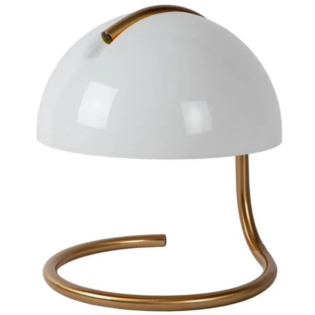 Lucide CATO - Tafellamp - Ø23,5 cm - 1xE27 - Wit