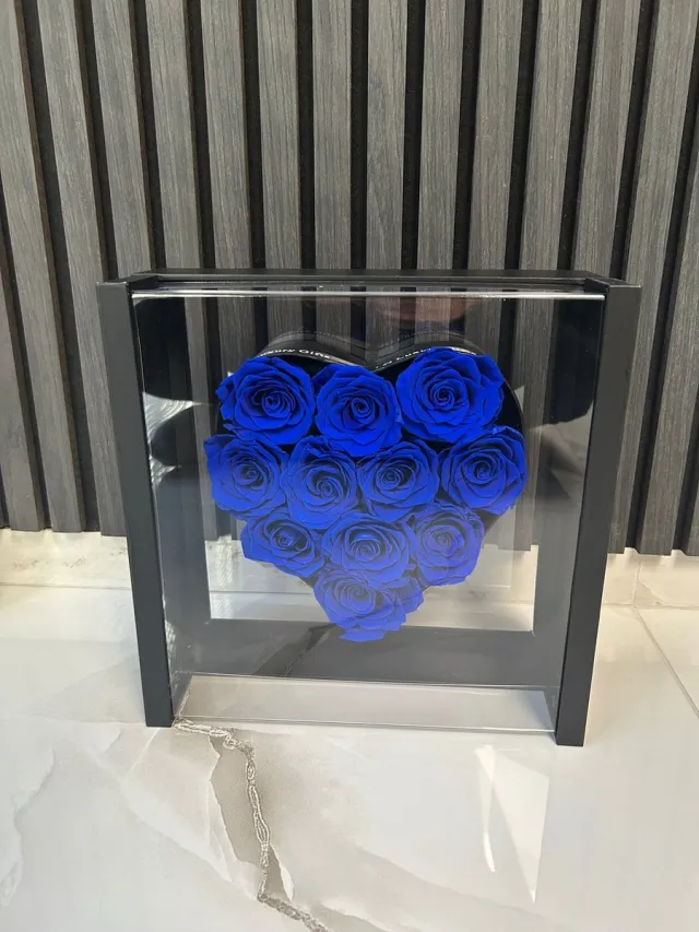 AG Luxurygift Long life rozen - AG Luxurygifts roses - flower box - Valentijn - cadeau box - cadeau - luxe rozen - luxury gift - moederdag - cadeautje voor haar - cadeautje voor hem Blauw