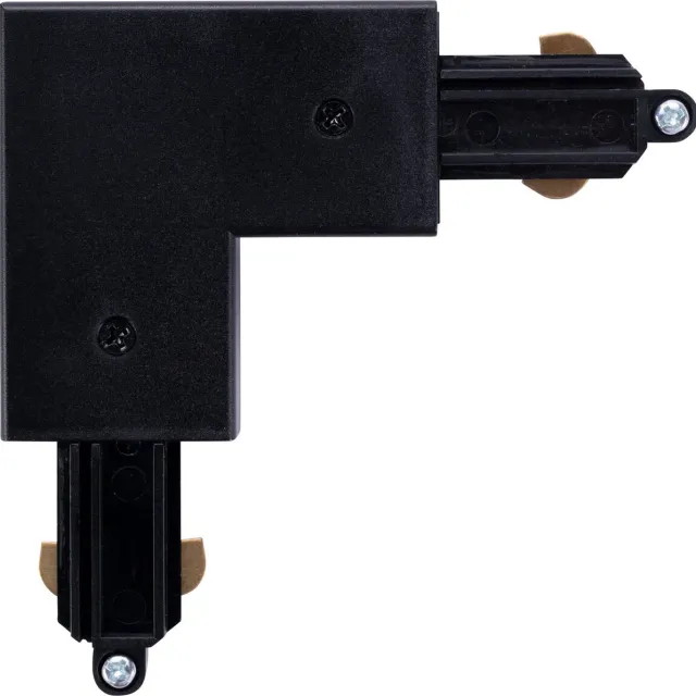 LEDVION 1-Fase RailL-Vorm Connector (Zwart) - Naadloze Intergratie 1-Fase
