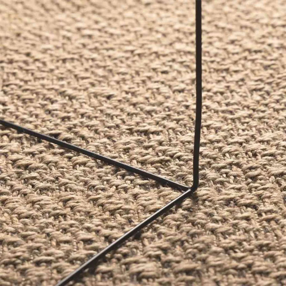 vidaXL Vloerkleed ZIZUR binnen en buiten 140x200 cm jute look bruin, foto 4