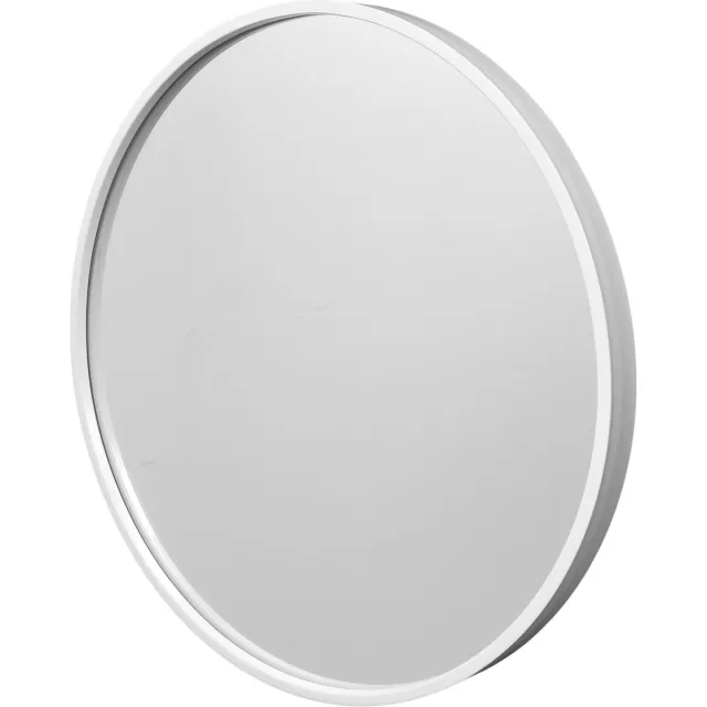 Fragix Boston wandspiegel rond - Wit - Metaal - Ø45cm
