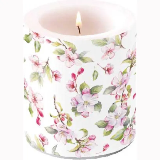 Ambient Ambiente - Kaars - Spring Blossom - 45 branduren Wit