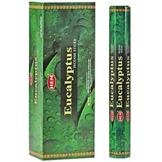 HEM Wierook Eucalyptus - 20 Stokjes zwart
