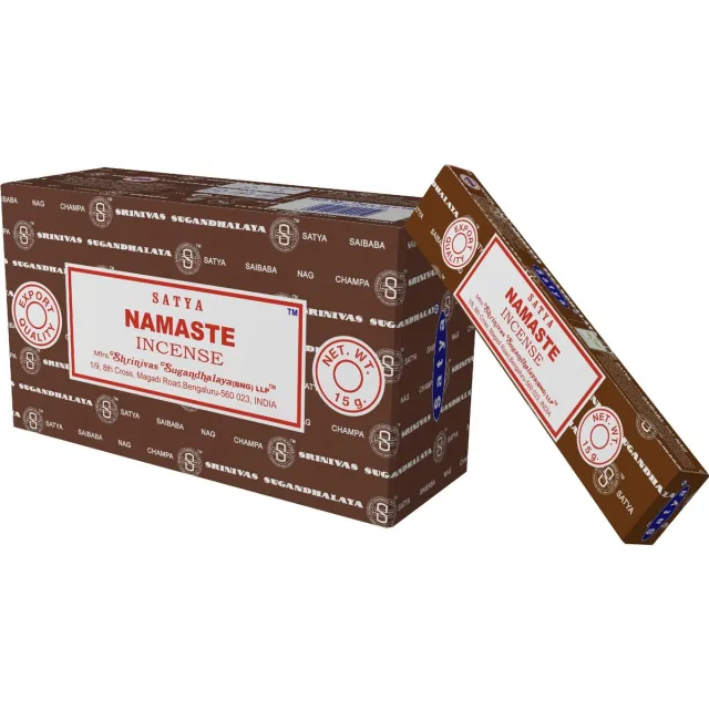 Satya Wierook Satya Namaste - 15 gram - 12 doosjes wit