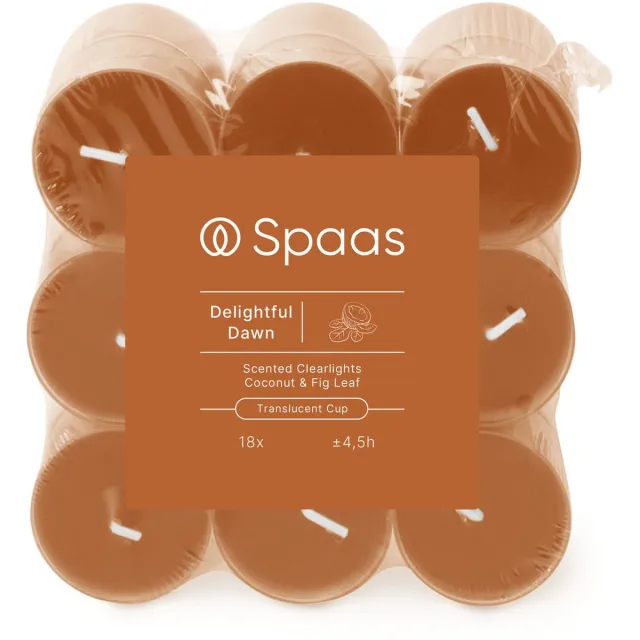 Spaas Gurende Clearlights - Blokverpakking x18 - 4,5u - Verrukkelijke Dageraad onbekend