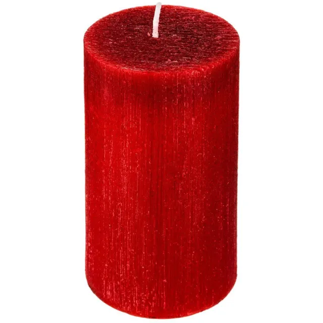Atmosphera Créateur d'intérieur® Glittercilinderkaars COLORAMA ROOD