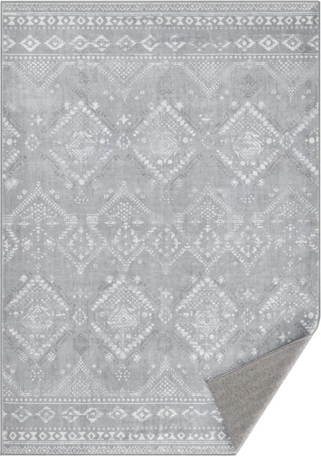 Songmics HOME - Tapijt - Boho Vloerkleed - Antislip en Wasbaar - Voor Slaapkamer en Woonkamer Lichtgrijs
