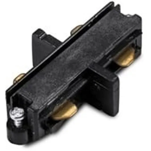 Fantasia Mini connector voor spanningsrail, verbindt 1-fase of 3-fase rail onzichtbaar, zonder voeding, wit