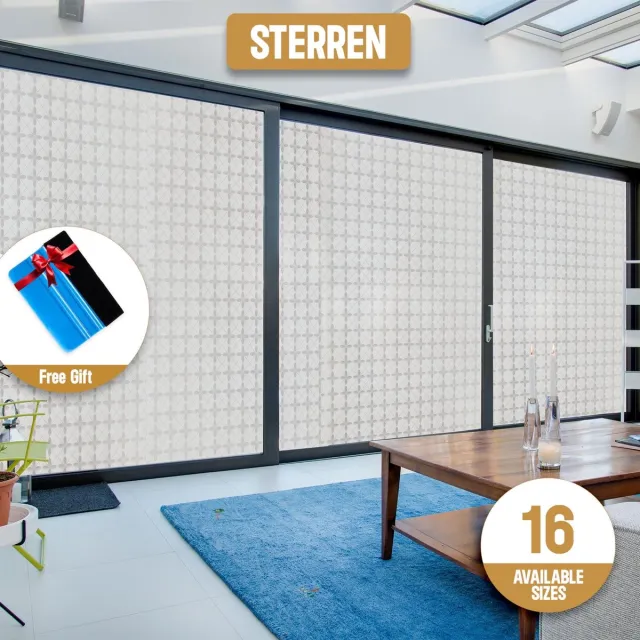 ZIA S & CO ZIA’S & CO-Raamfolie HR++120x200cm-Zonwerend & Isolerend-Anti inkijk-Statisch-Sterren-Inclusief Rakel