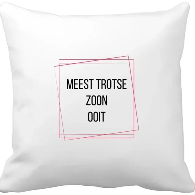 Akyol meest trotse zoon ooit Kussen hoes - Zoon - trotse zoon - verjaardagscadeau - verjaardag - cadeau - cadeautje voor zoon - zoon artikelen - kado - geschenk - gift - 40 bij 40 cm Multicolor
