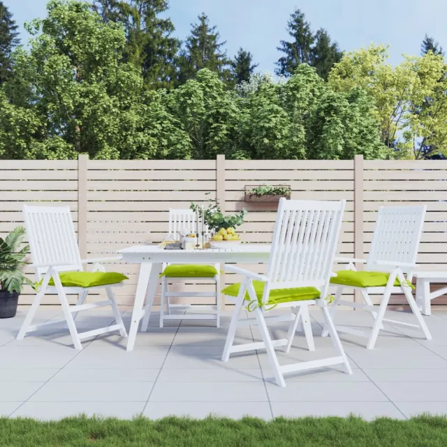 vidaXL Palletkussens 4 st 50x50x7 cm oxford stof felgroen