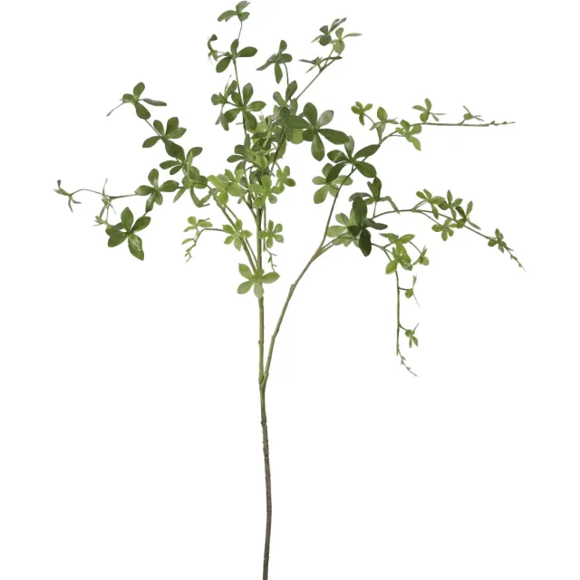 Viv! Home Luxuries Pronkklokje bladtak - zijden bloem - groen - 99cm