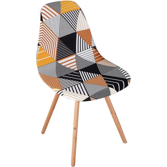 Unyqoos Eetkamerstoelhoes Scandinavische Schelpstoelhoes Eetkamerstoelhoes Stoelhoezen Stretch Scandinavische Set van 4 kleurjik