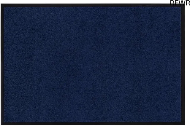 RFWR Schoonloopmat Antislip Vuilvangmat 60 x 90 cm - Wasbaar en Duurzaam Blauw
