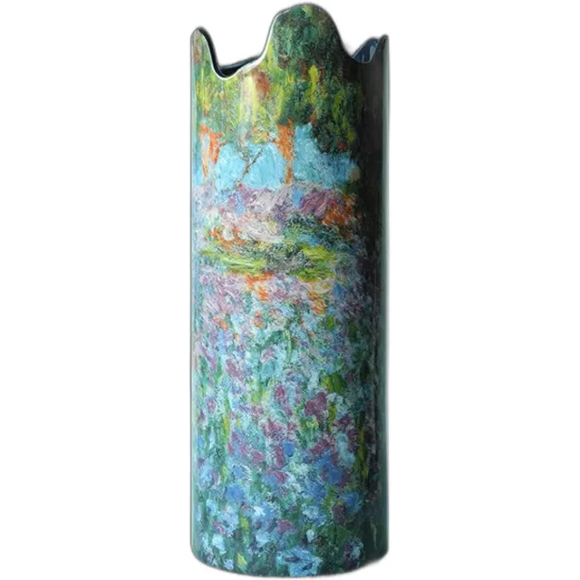 Parastone Claude Monet Vaas – Monets Tuin: De Irissen – Keramiek – 25 cm – In Originele Doos multi