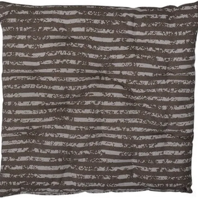 Linen & More Vintage Stripe Taupe Mattress | 40 X 40 | Sierkussen Voor Woonkamer Of Slaapkamer
