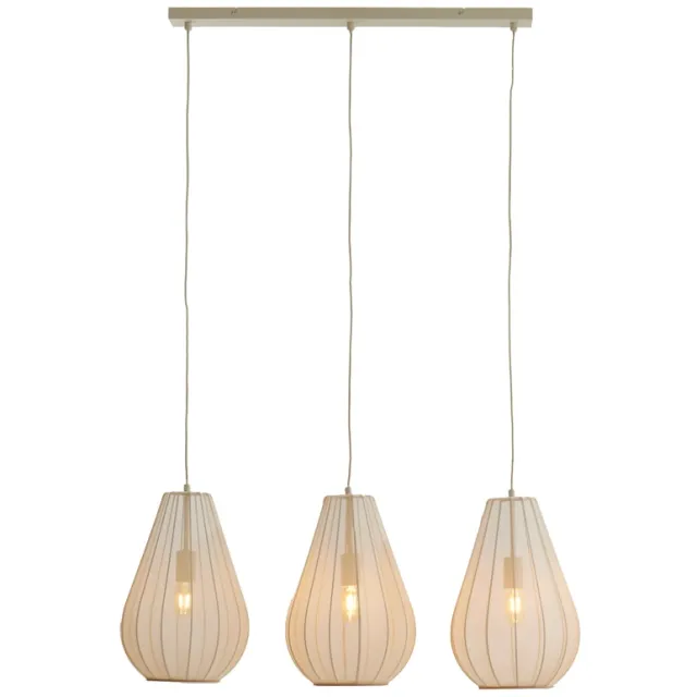 Light & Living Hanglamp 'Itela' 3-Lamps, kleur Zand