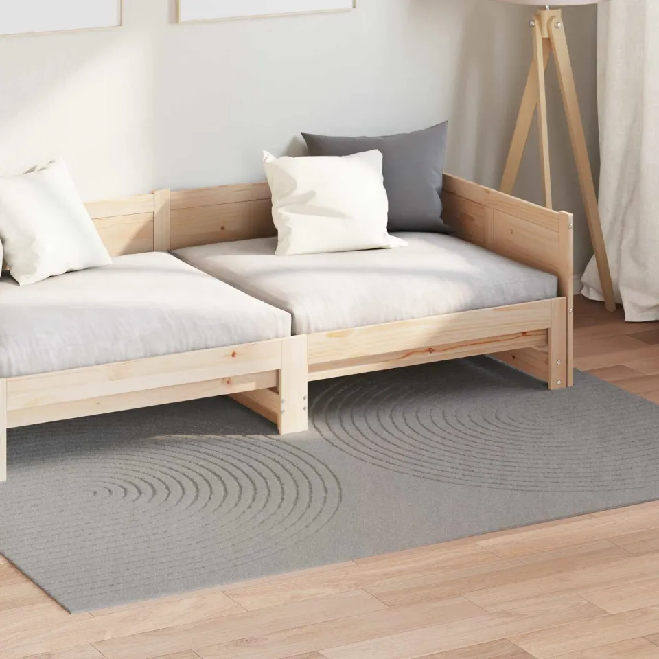 vidaXL Binnen kleed GALATI Grijs 140 x 200 cm Polyester Medium Pile, foto 3