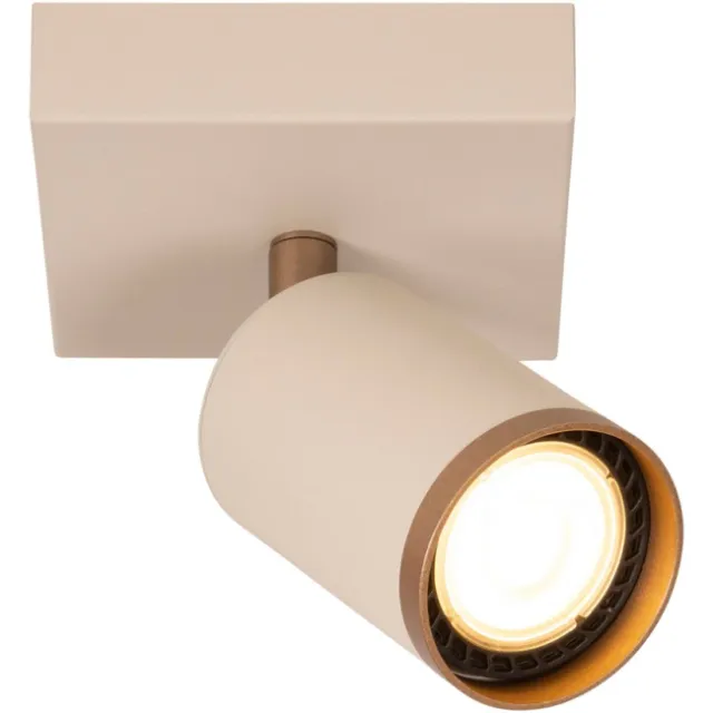 Lucide REGINA - Plafondspot - 1xGU10 - Taupe | Essential