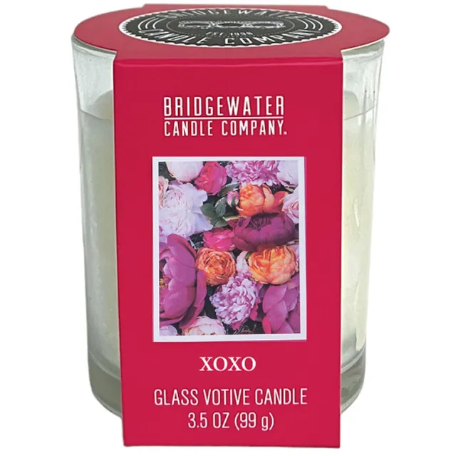 Bridgewater Glas votief kaars XOXO