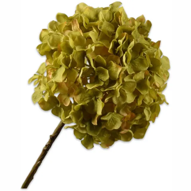 Silk-ka Kunstbloem - hortensia - groen - H70 cm